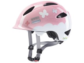 přilba dětská UVEX OYO Butterfly pink (Velikost 46-50)