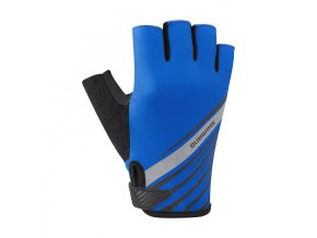 rukavice cyklistické pánské Shimano modré (Velikost L)