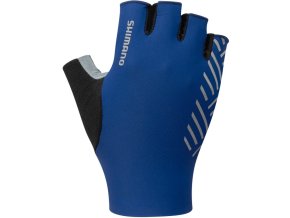 rukavice cyklistické unisex Shimano ADVANCED navy (Velikost L)