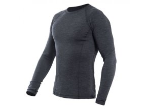 triko dlouhé pánské SENSOR MERINO BOLD antracitové (Velikost L)