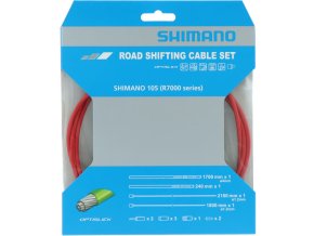 bowdeny+lanka Shimano R7000 SP41+RS900 OPTISLICK set červený