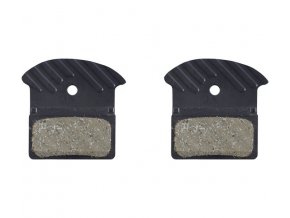 brzdové destičky Shimano J05A-RF polymer s chladičem 25 párů