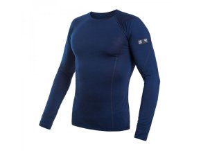 triko dlouhé pánské SENSOR MERINO ACTIVE tmavě modré (Velikost L)