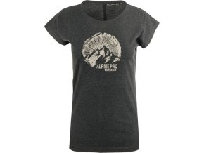 triko dámské krátké ALPINE PRO UDAWA černé (Velikost L)