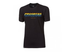 triko krátké pánské Progress BARBAR SUNSET černé (Velikost XL)