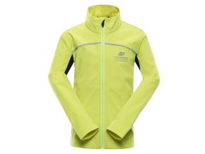 bunda dětská ALPINE PRO GEROCO softshellová zelená (Velikost 104/110)