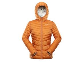 bunda dámská ALPINE PRO EROMA oboustranná hnědá (Velikost M)