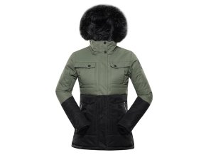 bunda dámská ALPINE PRO EGYPA s membránou PTX zelená