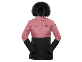 bunda dámská ALPINE PRO EGYPA s membránou PTX růžová (Velikost L)