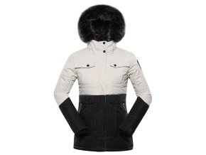 bunda dámská ALPINE PRO EGYPA s membránou PTX šedá