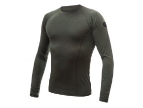triko dlouhé pánské SENSOR MERINO AIR olivové (Velikost L)