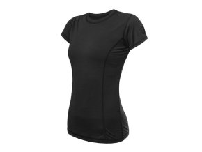 triko krátké dámské SENSOR MERINO AIR černé NEW (Velikost L)