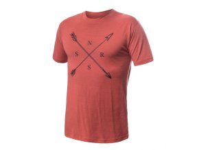 triko krátké pánské SENSOR MERINO ACTIVE SNSR terracotta (Velikost L)