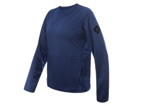 mikina dámská SENSOR MERINO UPPER TRAVELLER tm. modrá