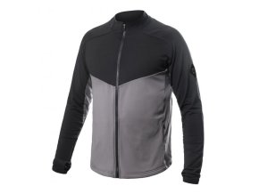 mikina pánská SENSOR COOLMAX THERMO celozip černá/šedá