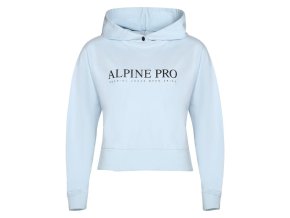 mikina dámská ALPINE PRO JEFEWA modrá (Velikost L)