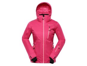 bunda dámská ALPINE PRO REAMA s membránou PTX růžová