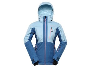 bunda dámská ALPINE PRO REAMA s membránou PTX modrá (Velikost L)
