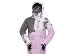 bunda dámská ALPINE PRO UZERA s membránou PTX fialová