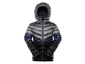 bunda dětská ALPINE PRO ROGO HI-THERM šedá (Velikost 104/110)