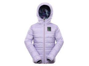 bunda dětská oboustranná ALPINE PRO EROMO HI-THERM fialová (Velikost 104/110)