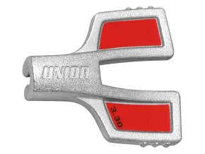 centrklíč UNIOR motýlek 3,3 mm, červený