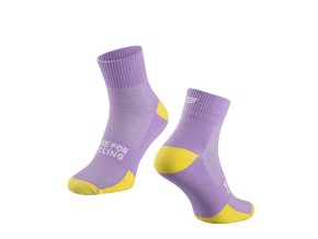 ponožky FORCE EDGE, fialovo-fluo