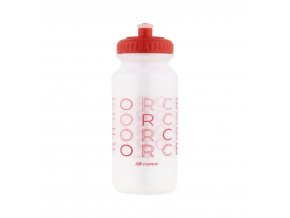 láhev FORCE ENJOY 0,5 l, transparentní-červená
