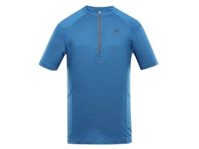 triko pánské krátké ALPINE PRO GERET rychleschnoucí modré (Velikost L)