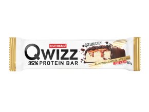tyčinka Nutrend QWIZZ PROTEIN BAR mandle+čokoláda 60g