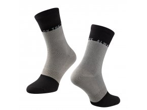 ponožky FORCE MOVE, šedo-černé