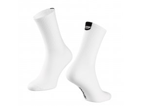 ponožky FORCE LONGER SLIM, bílé