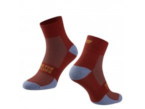 ponožky FORCE EDGE, červeno-modré