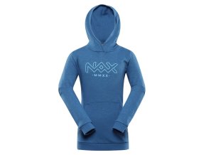 mikina dětská NAX COLEFO modrá (Velikost 104-110)