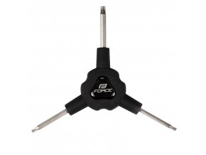 klíč Y torx FORCE trojstranný T20/ T25/ T30 černý