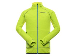mikina pánská ALPINE PRO ONNEC rychleschnoucí zelená (Velikost XS)