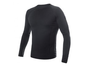 triko dlouhé pánské SENSOR MERINO AIR černé (Velikost L)