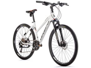 LEADER FOX ŠUMAVA DÁMSKÁ,CROSS 28",3X9,SPEED,M:2023-1 Leader Fox SUMAVA Dámské 28", 2023 bílé, vel. 18"
