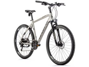 LEADER FOX ŠUMAVA PÁNSKÁ,CROSS 28",3X9,SPEED,M:2023-1 Leader Fox SUMAVA Pánské 28", 2023 stříbrné, vel. 19"