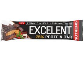 tyčinka Nutrend Excelent DOUBLE čokoláda 40g exp.11/24