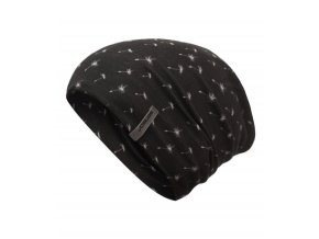 čepice SENSOR MERINO IMPRESS černá/pattern (Velikost L)