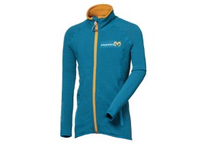 mikina dětská Progress TOREZ JUNIOR MERINO petrolejová (Velikost 164)