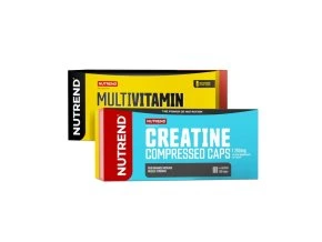 vánoční sada tablety Nutrend MULTIVITAMIN COMPRESSED 60tablet+Creatine Compresse