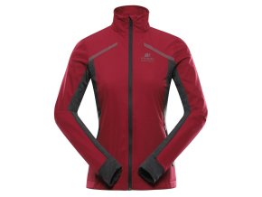 bunda dámská ALPINE PRO UKEBA softshellová růžová/fialová (Velikost L)
