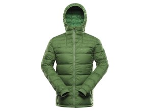 bunda pánská ALPINE PRO ROGIT péřová zelená (Velikost 5XL)
