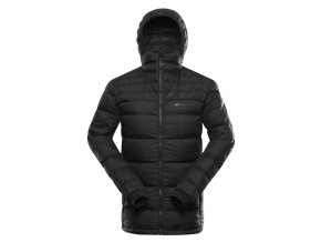 bunda pánská ALPINE PRO ROGIT péřová černá (Velikost 5XL)