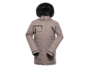 bunda pánská ALPINE PRO WERD s membránou PTX šedá
