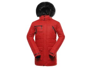 bunda pánská ALPINE PRO WERD s membránou PTX červená (Velikost 5XL)