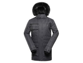 bunda pánská ALPINE PRO WERD s membránou PTX šedá (Velikost 5XL)