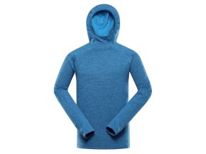 mikina pánská ALPINE PRO ROLT rychleschnoucí modrá